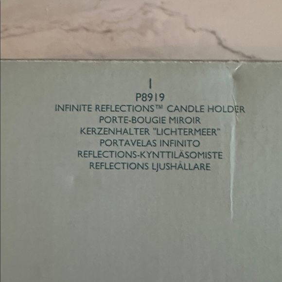 NIB Partylite Infinite Reflections Candle Holder - Picture 4 of 6